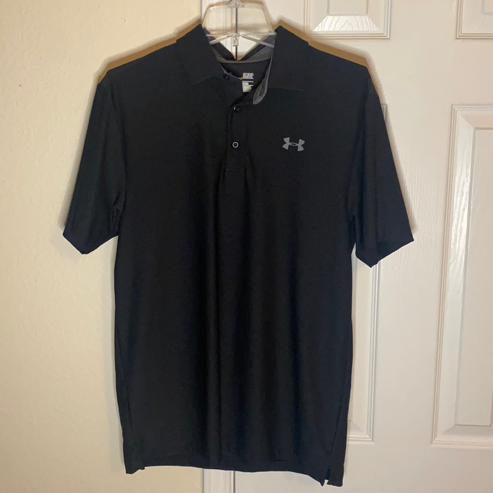 Men’s Black Under Armour Polo
